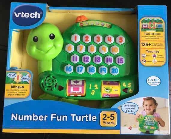 vtech number fun turtle