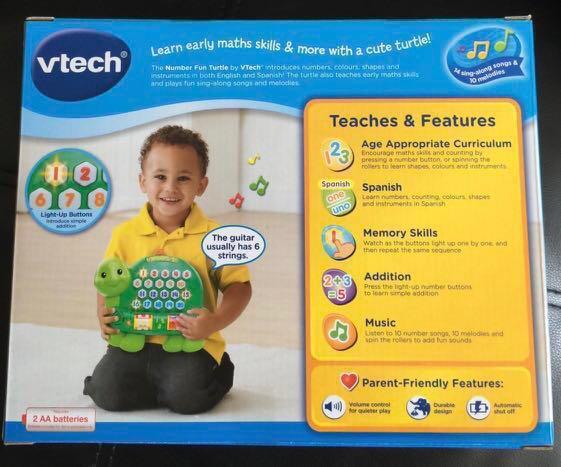 vtech number fun turtle