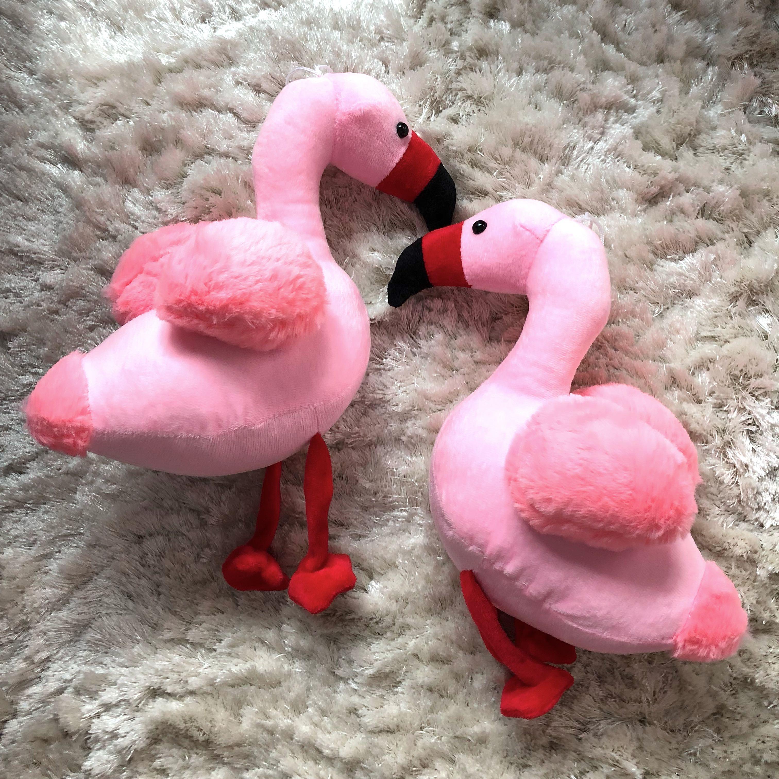 pink flamingo plush