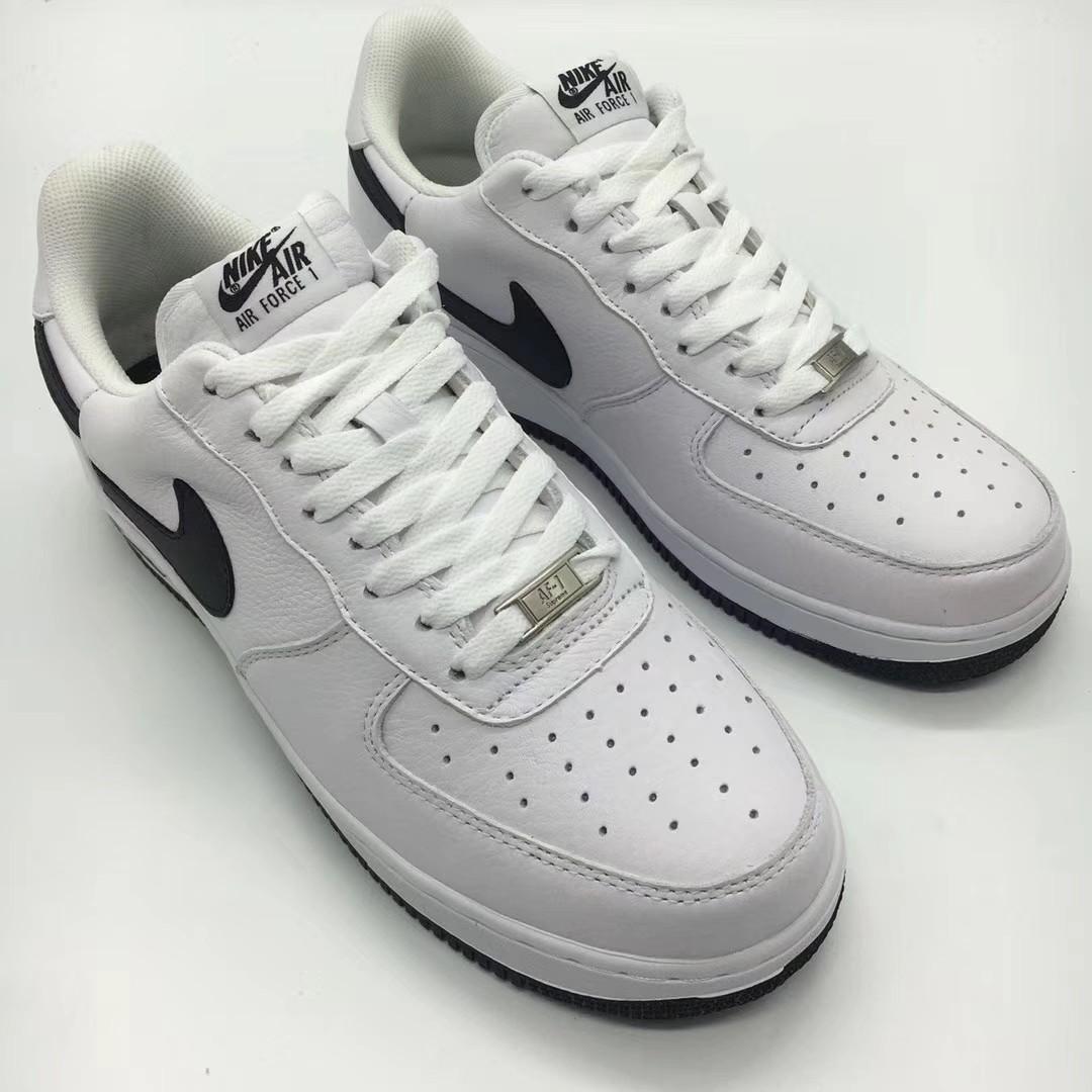 Nike Air Force Supreme x 1 Low CDG Shoes White Black