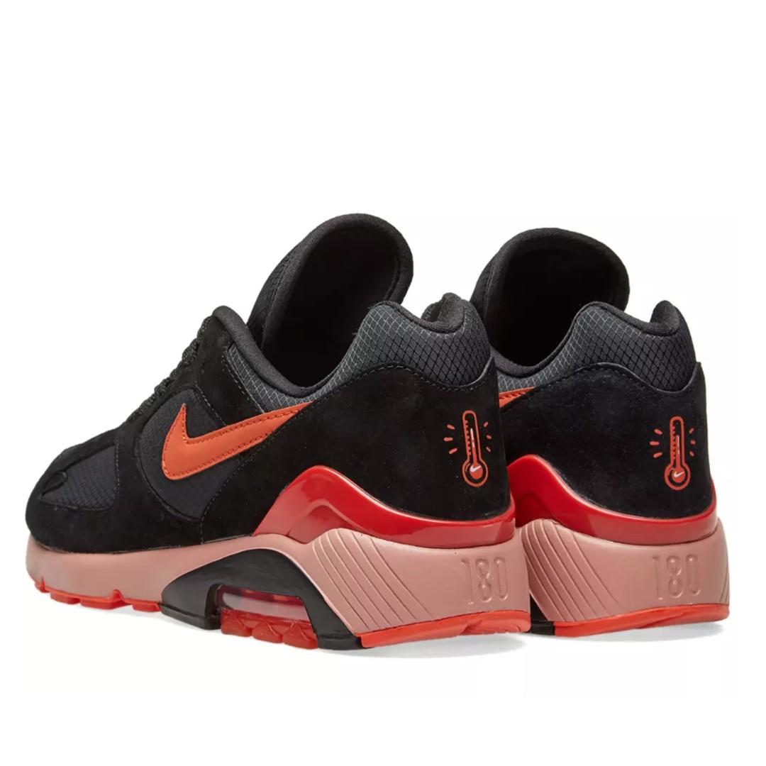 air max 180 black orange
