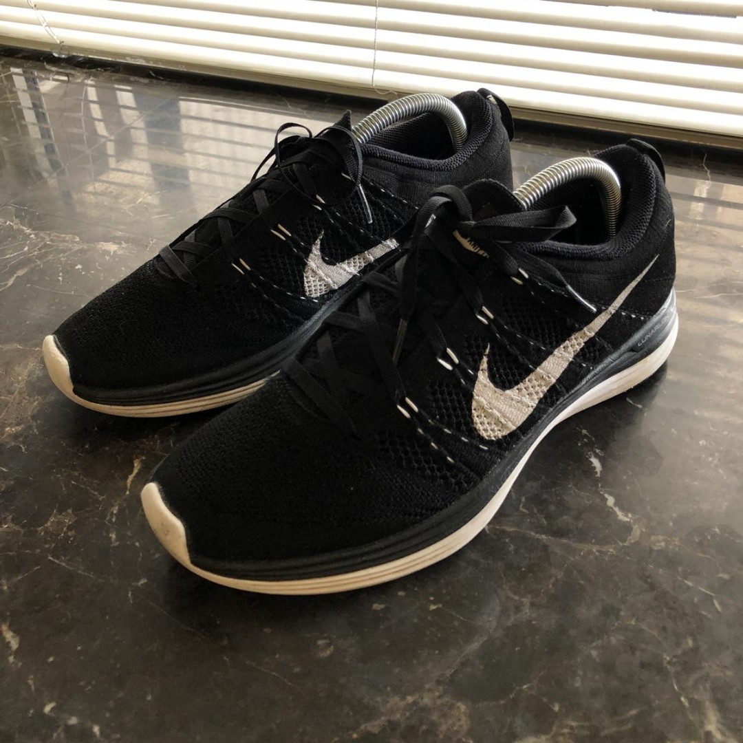 Nike Flyknit Lunar 1 Black White