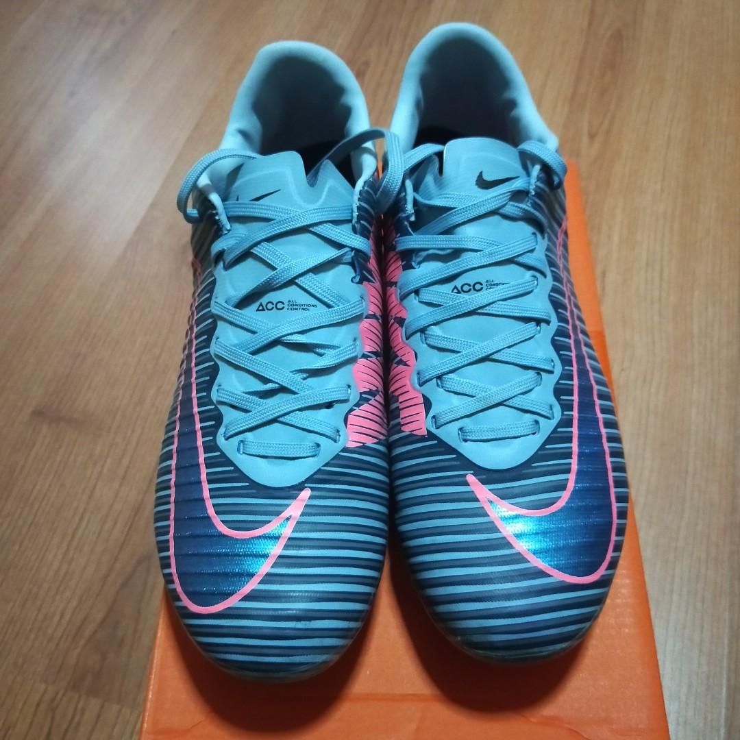 blue mercurial football boots