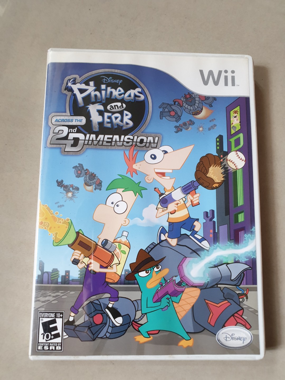 Nintendo Wii Phineas and Ferb across 2nd Dimension, Video Gaming, Video Games, Nintendo on Carousell