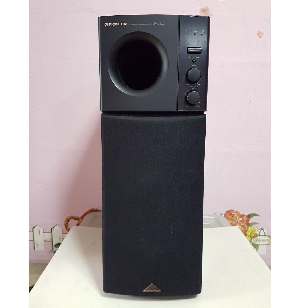 Pioneer Powered Subwoofer S-W 200