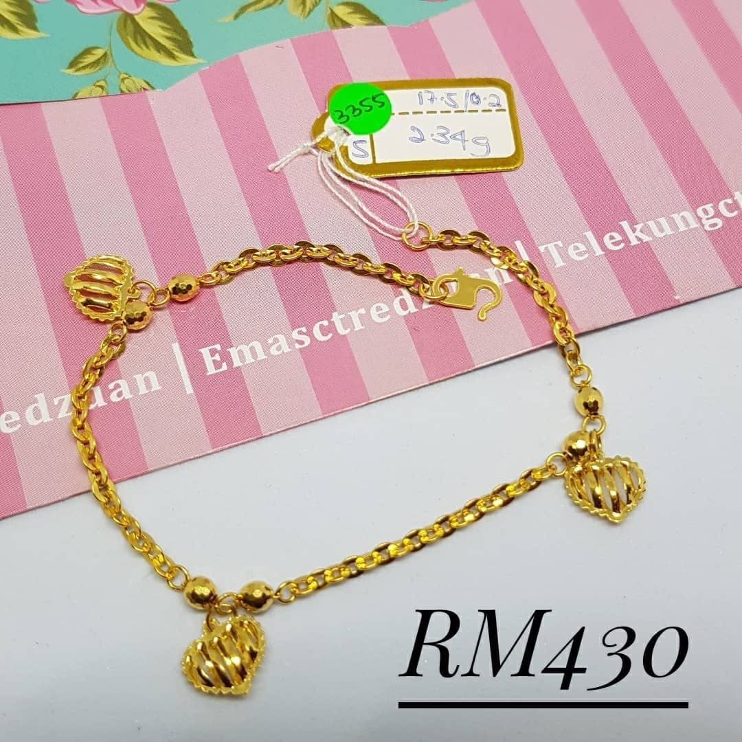 Rantai Tangan Emas 916 Budak Women S Fashion Jewellery On Carousell