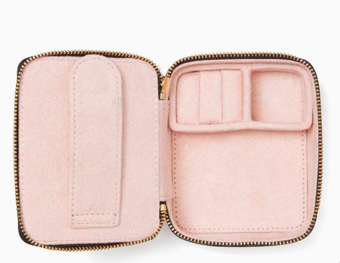 Kate Spade Cameron Street Ollie Pink Travel Jewelty Case Wallet