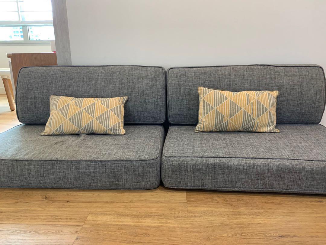 Scanteak Linear 3 seater cover and cushion only., Furniture & Home