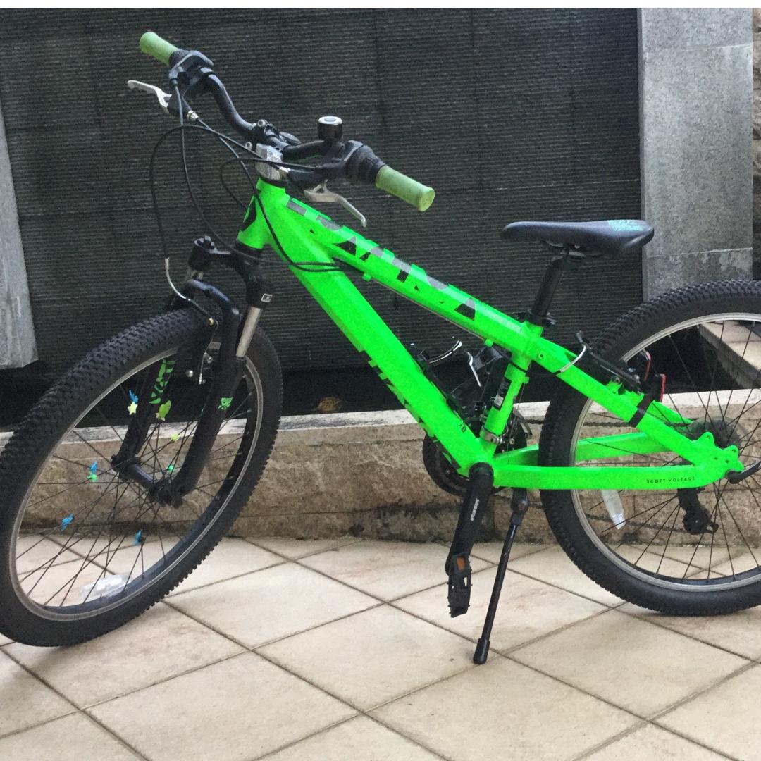 scott bike green