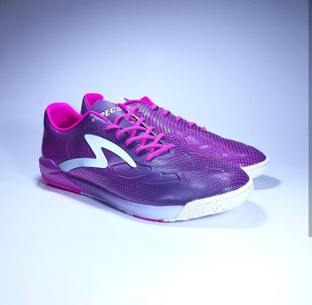 Sepatu Futsal Specs Swervo Thunderbolt Violet Olah Raga Perlengkapan Olahraga Lainnya Di Carousell