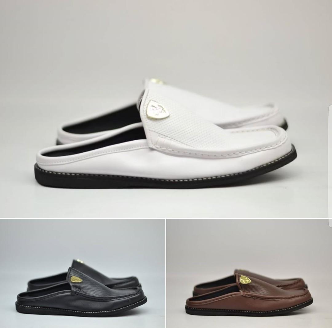 Sepatu Kulit Pria Branded Ferrari Bustong Fesyen Pria Sepatu Sepatu Formal Di Carousell