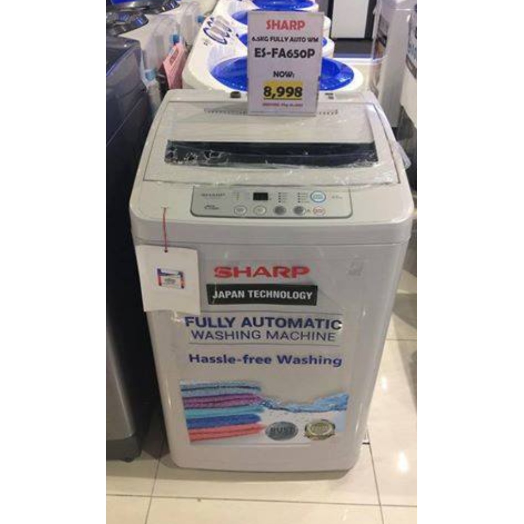 SHARP 6.5 KGS Fully Automatic Washing Machine, TV & Home Appliances
