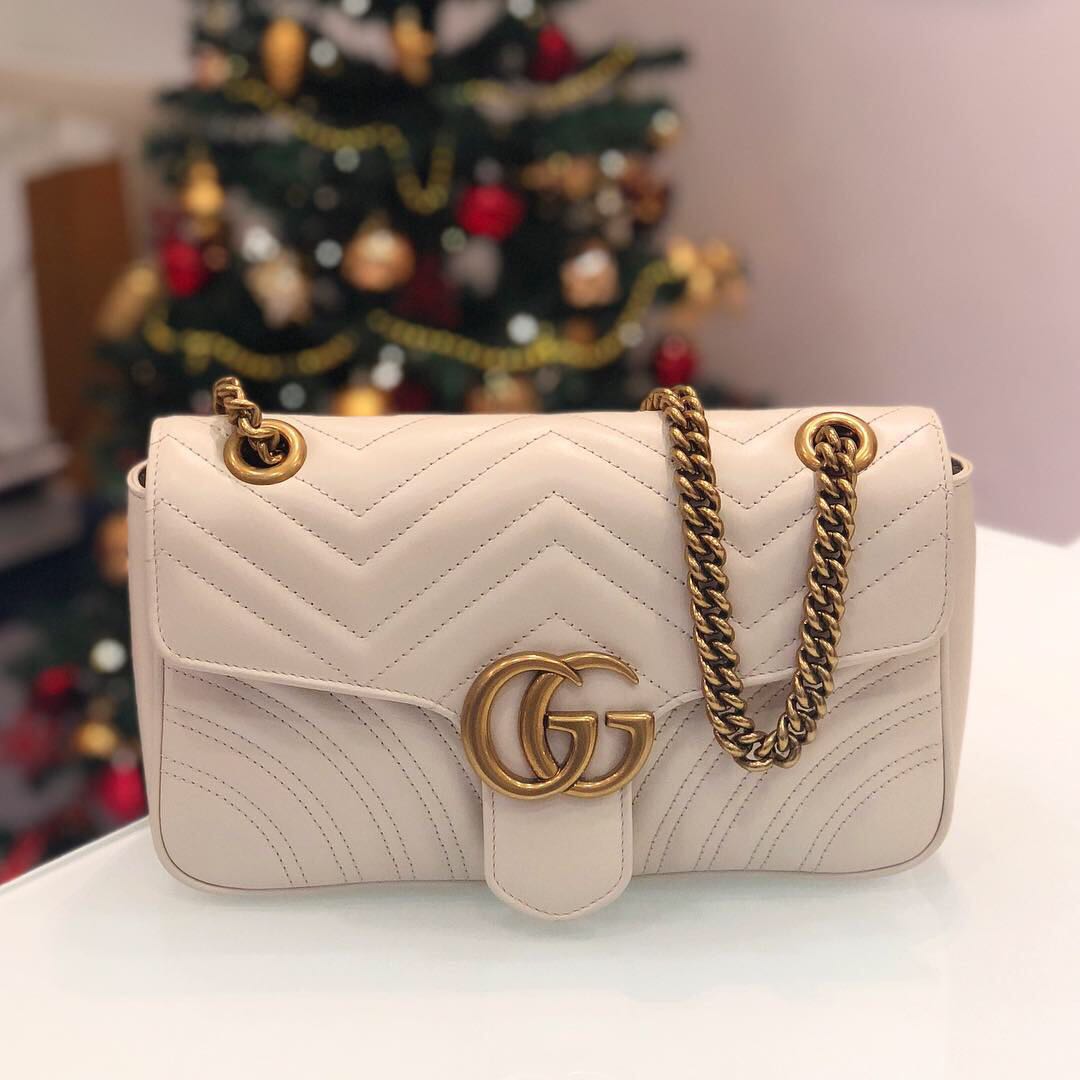 Gucci marmont sale cream