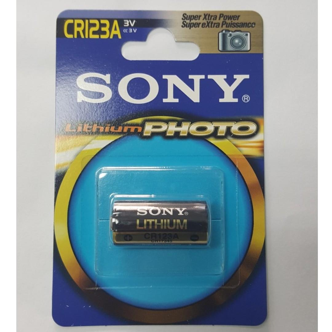 Sony CR123A Lithium Battery Made In USA, Mobile Phones & Gadgets, Mobile & Gadget Accessories