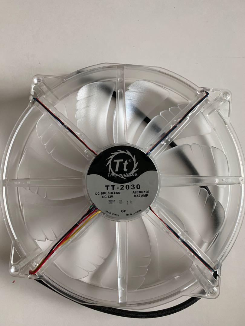 Thermaltake TT-2030 200mm Computer Case Fan with Led Lights, Computers ...
