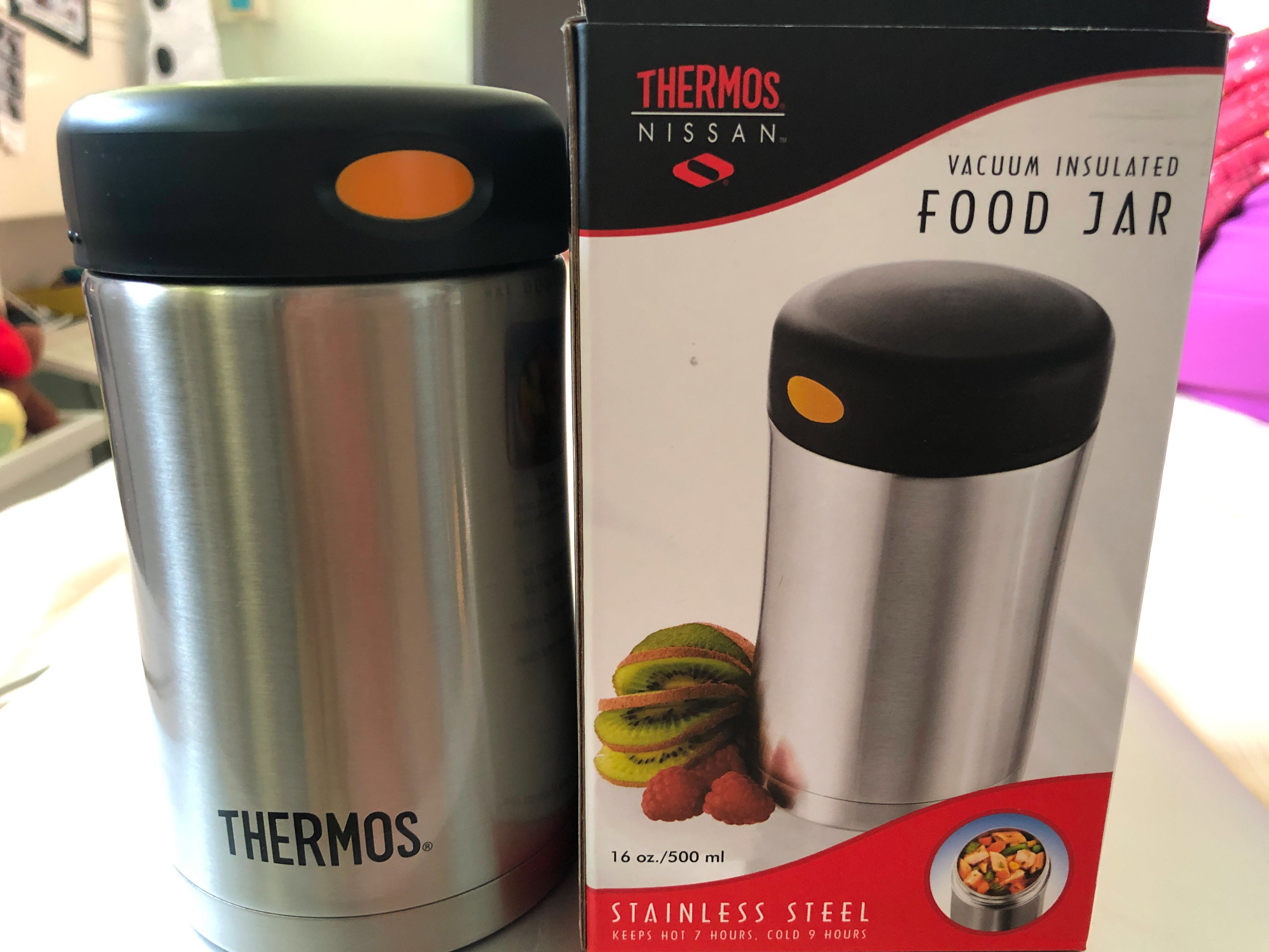 thermos vacuum insulated food jar