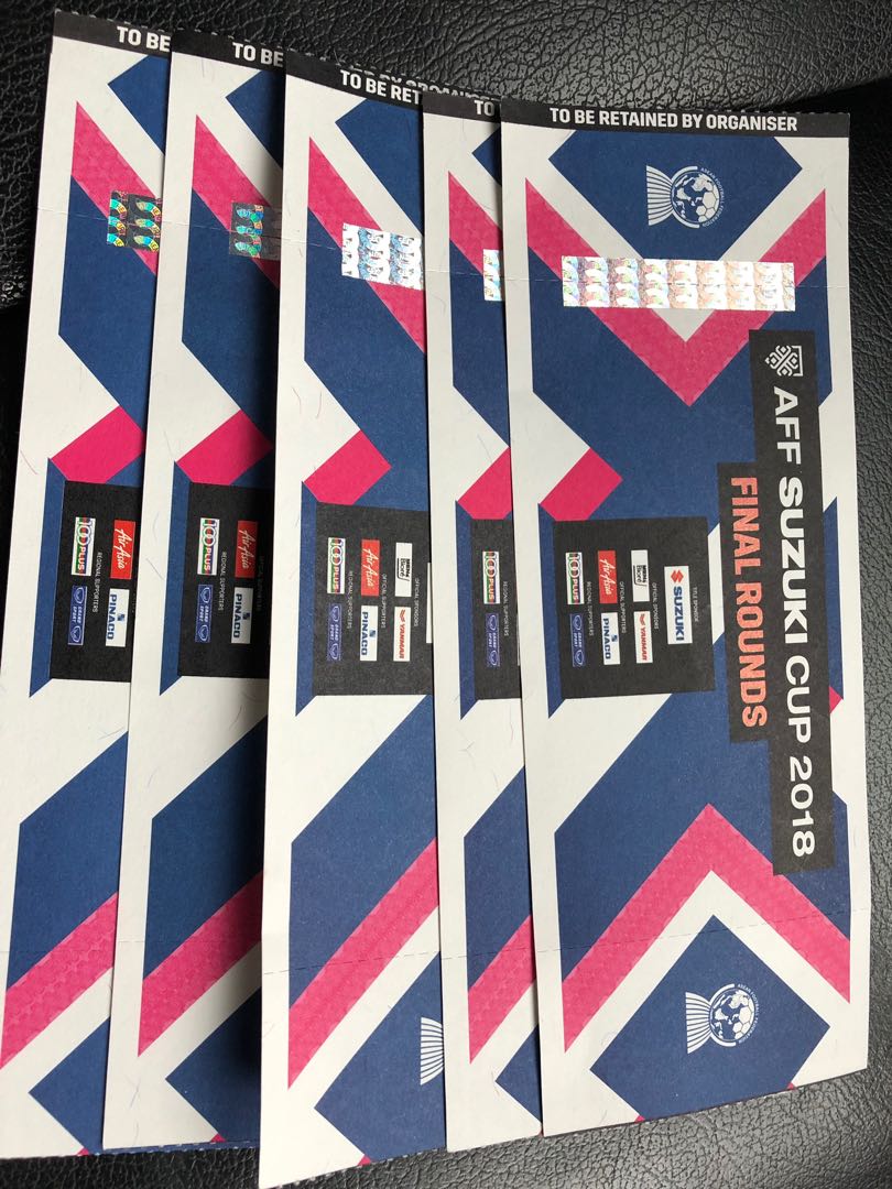 Ticket final Suzuki aff, Tickets & Vouchers, Event Tickets on Carousell
