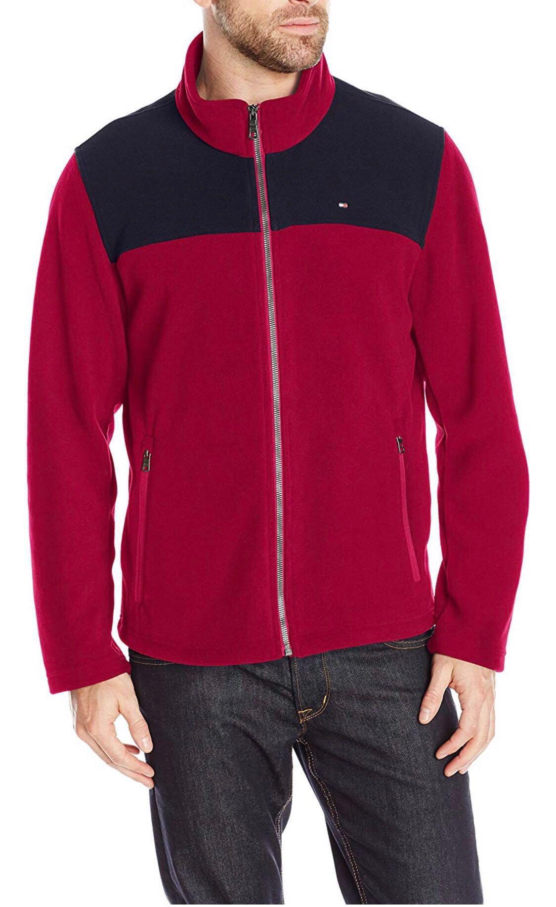 Tommy hilfiger mens classic polar fleece jacket