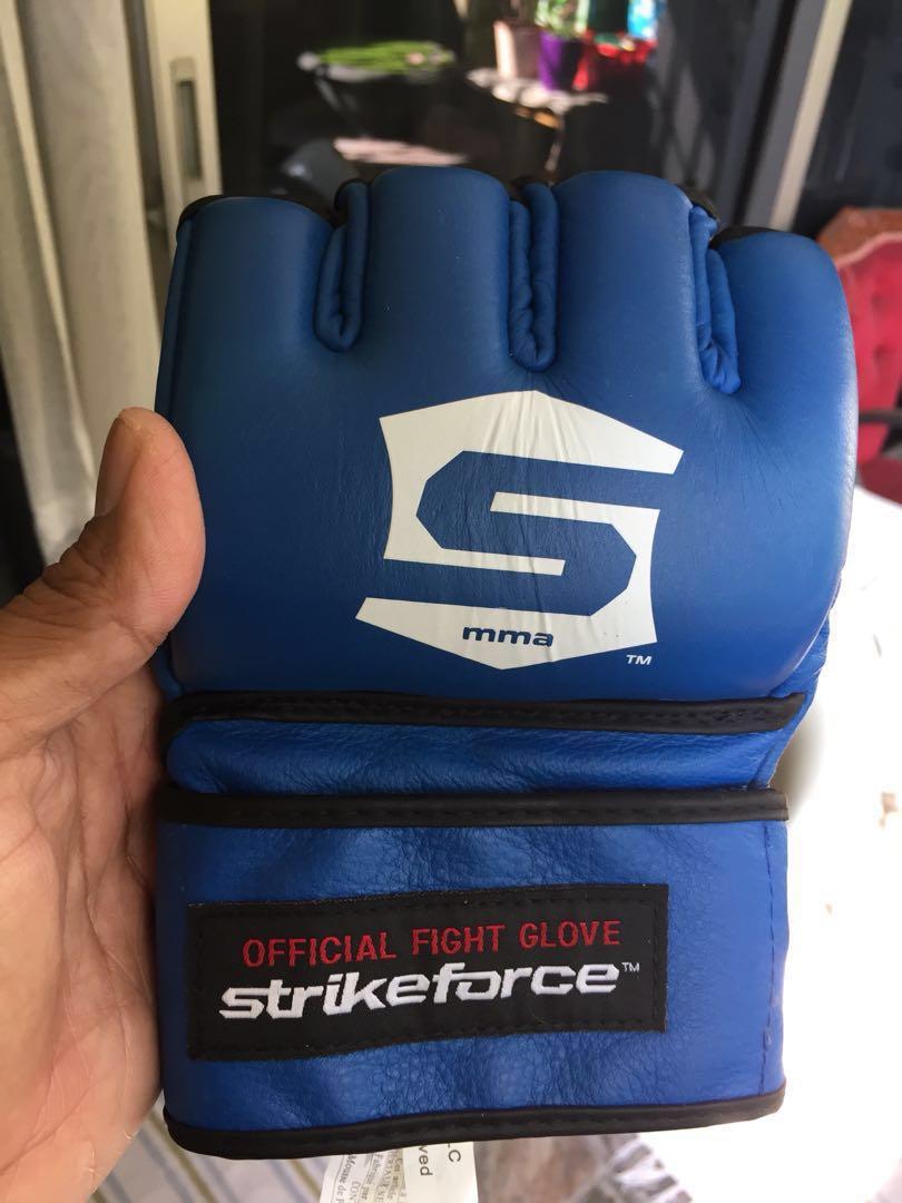 Official Strikeforce MMA Fight Gloves New Size XXL Blue