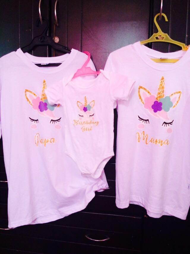 Unicorn Family Shirt Babies Kids Others On Carousell
