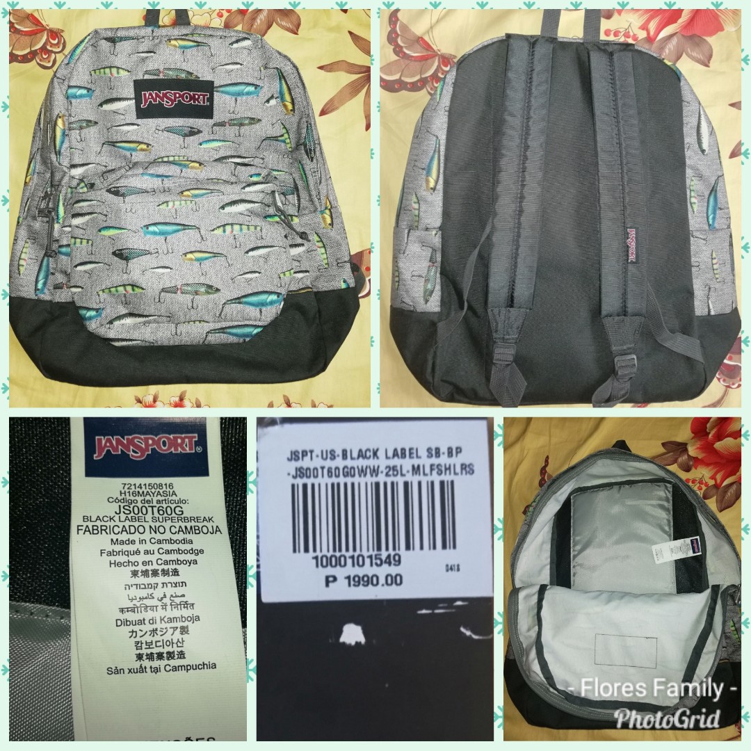 jansport black label superbreak
