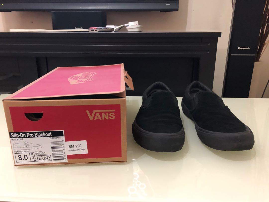 Slip on cheap pro blackout