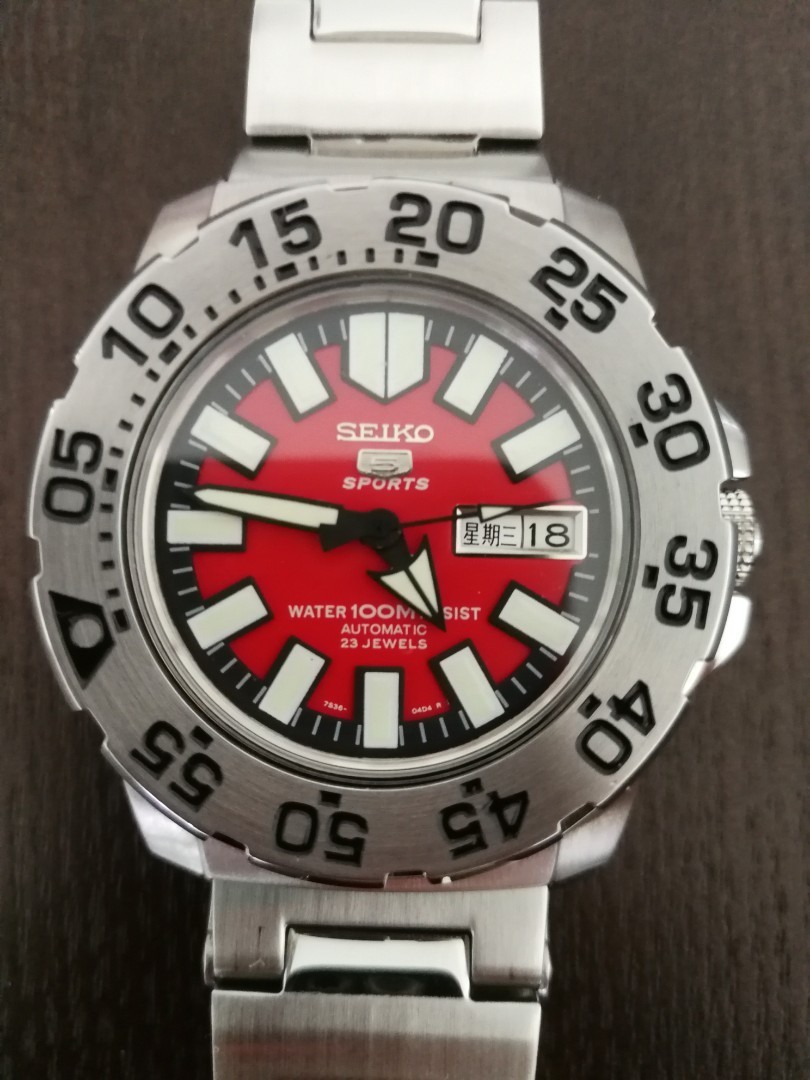 seiko 5 baby monster