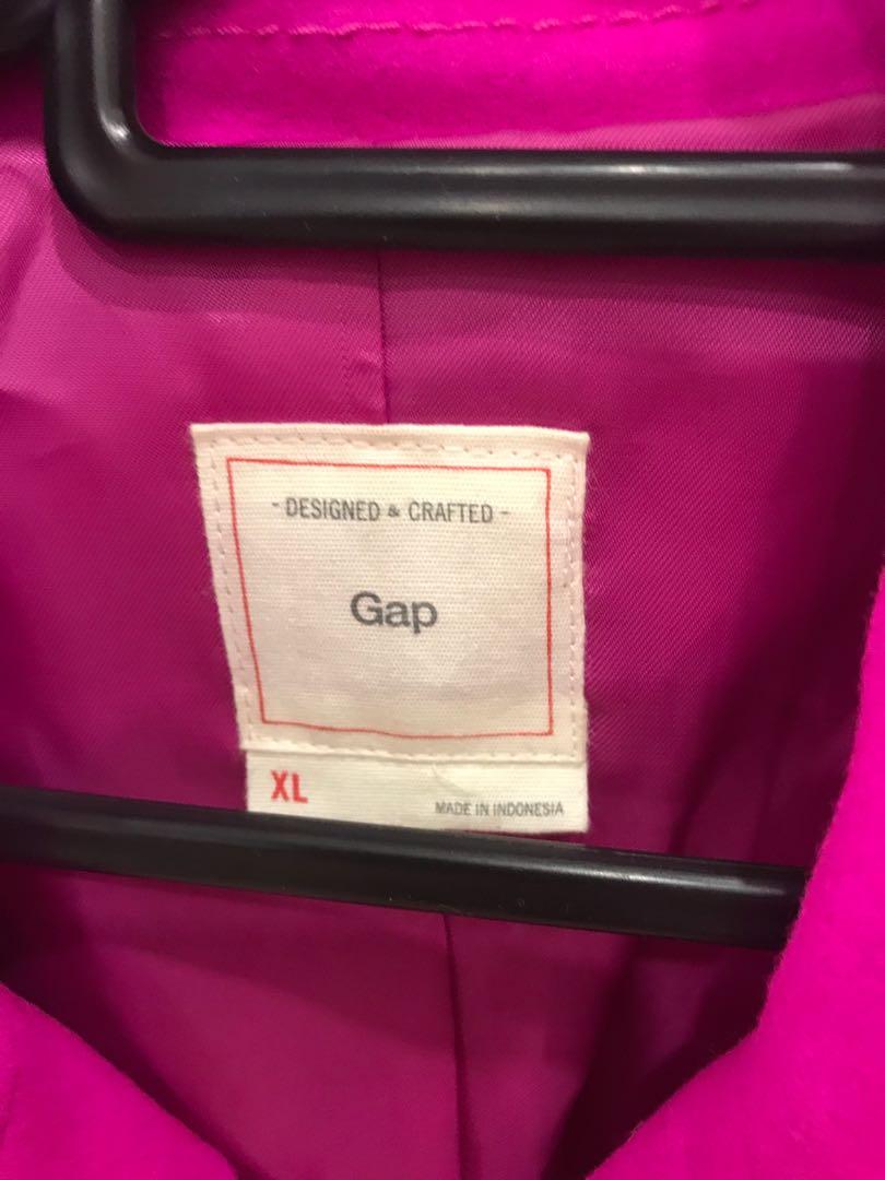 gap hot pink moto jacket