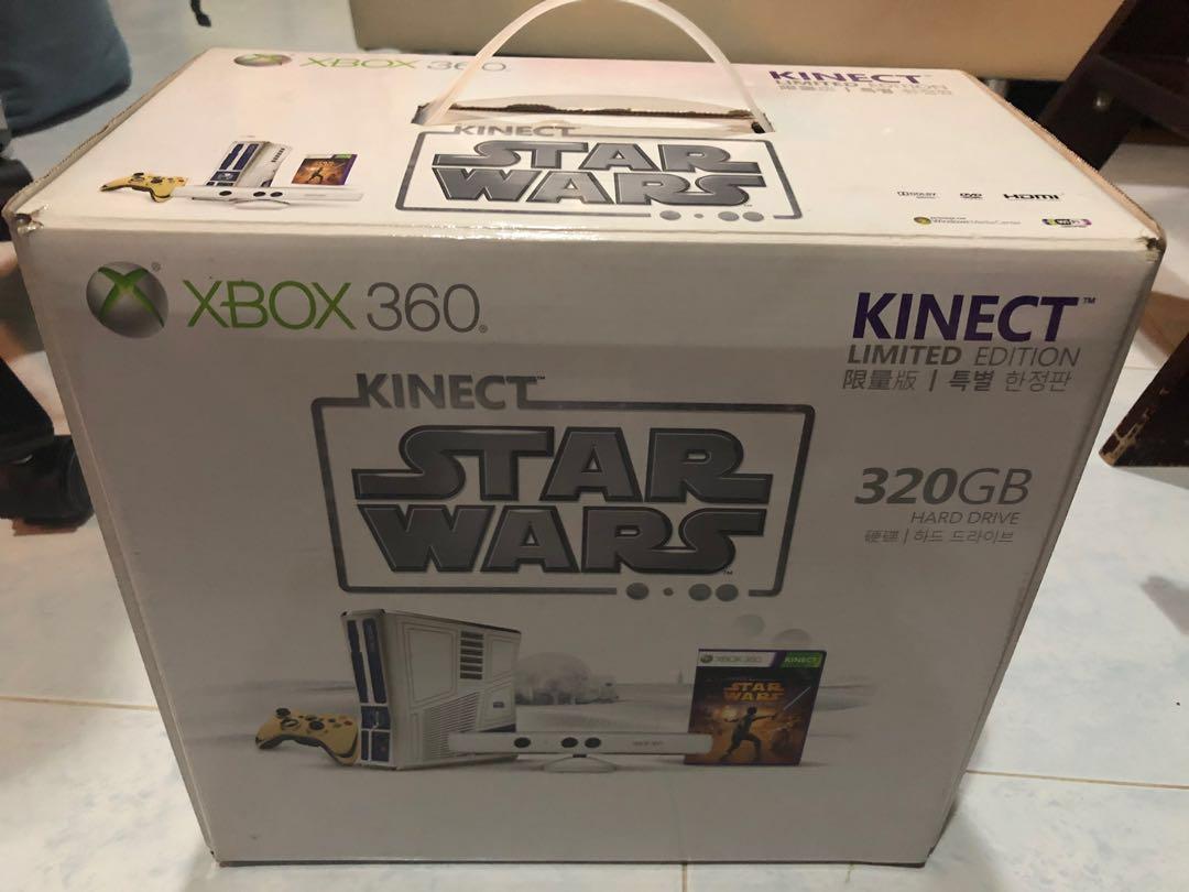 Xbox 360 Star Wars Limited Edition Console + Kinect + Star Wars Game (320GB), Video Gaming