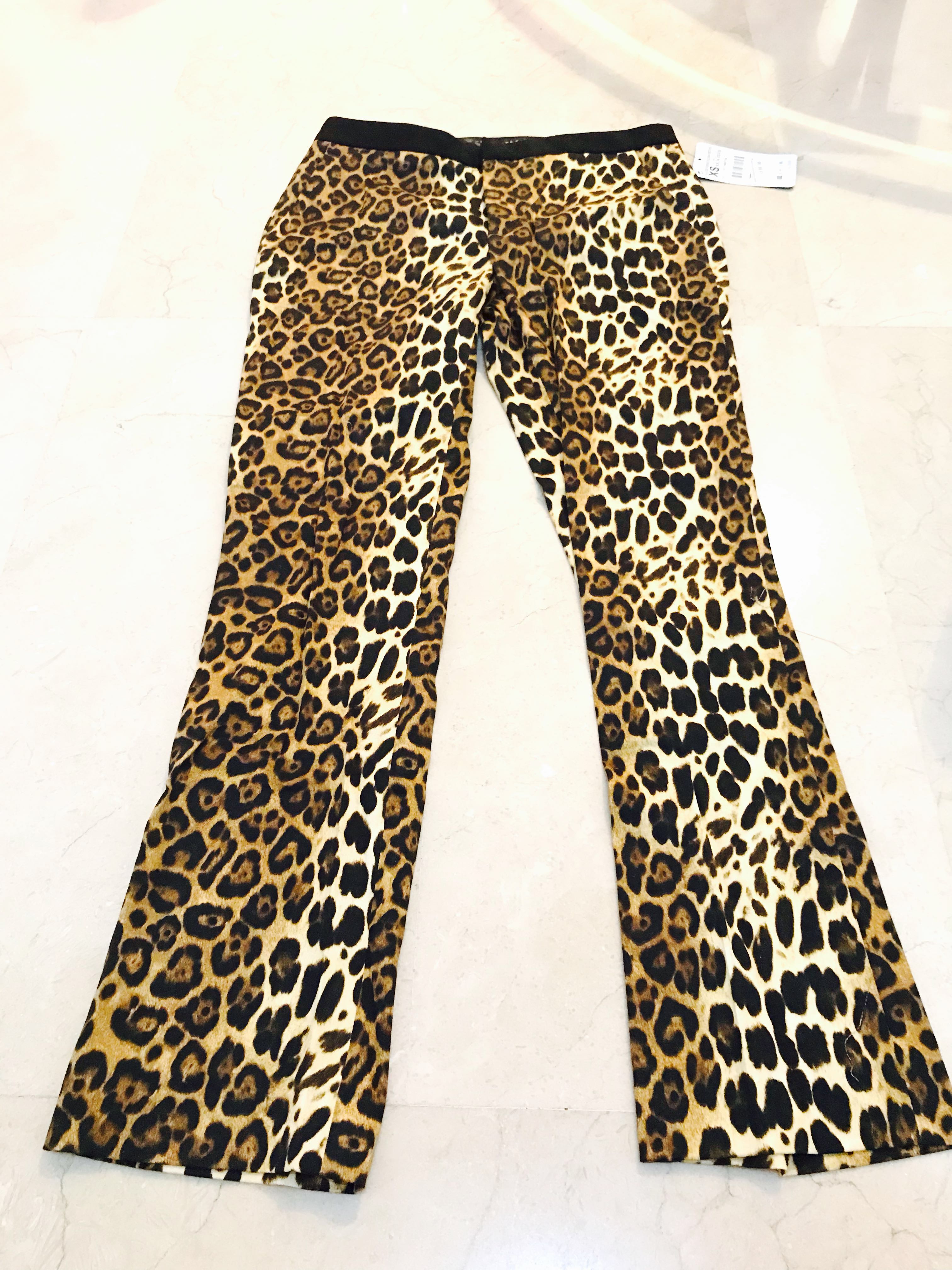 zara leopard jeans