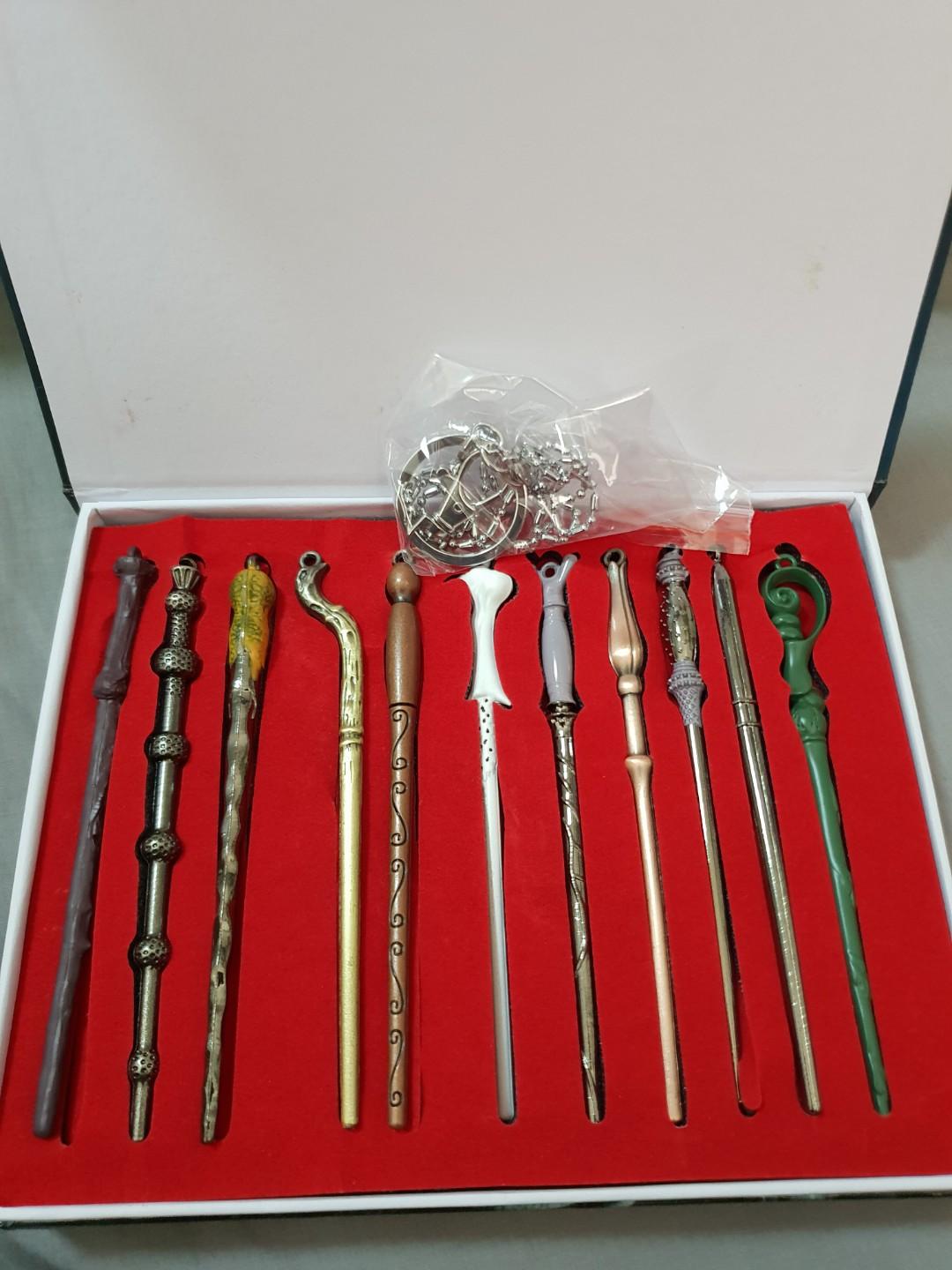 13 Set Harry Potter Wands Necklace Everything Else On Carousell