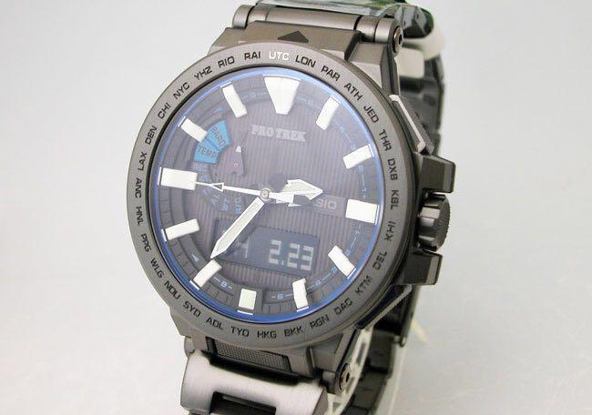 2017 BNIB Casio ProTrek PRX 8000YT 1BDR Manaslu Blue Moment Titanium Local Set