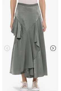 Min Luna x FV - The Unforgettable Flowy Skirt in Essex Green