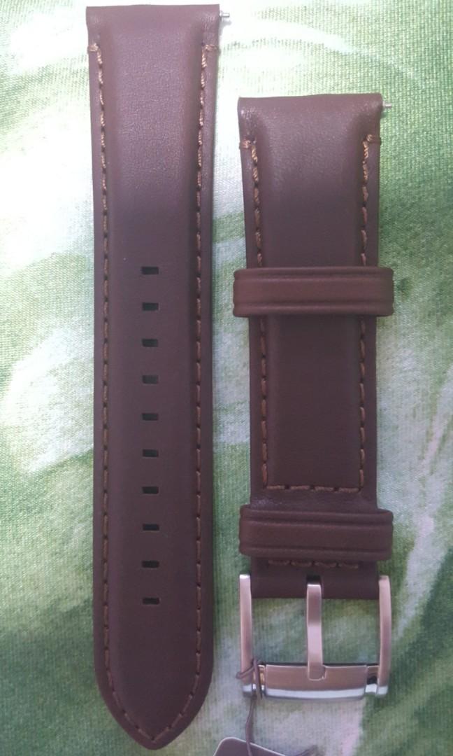 fossil leather strap 22mm