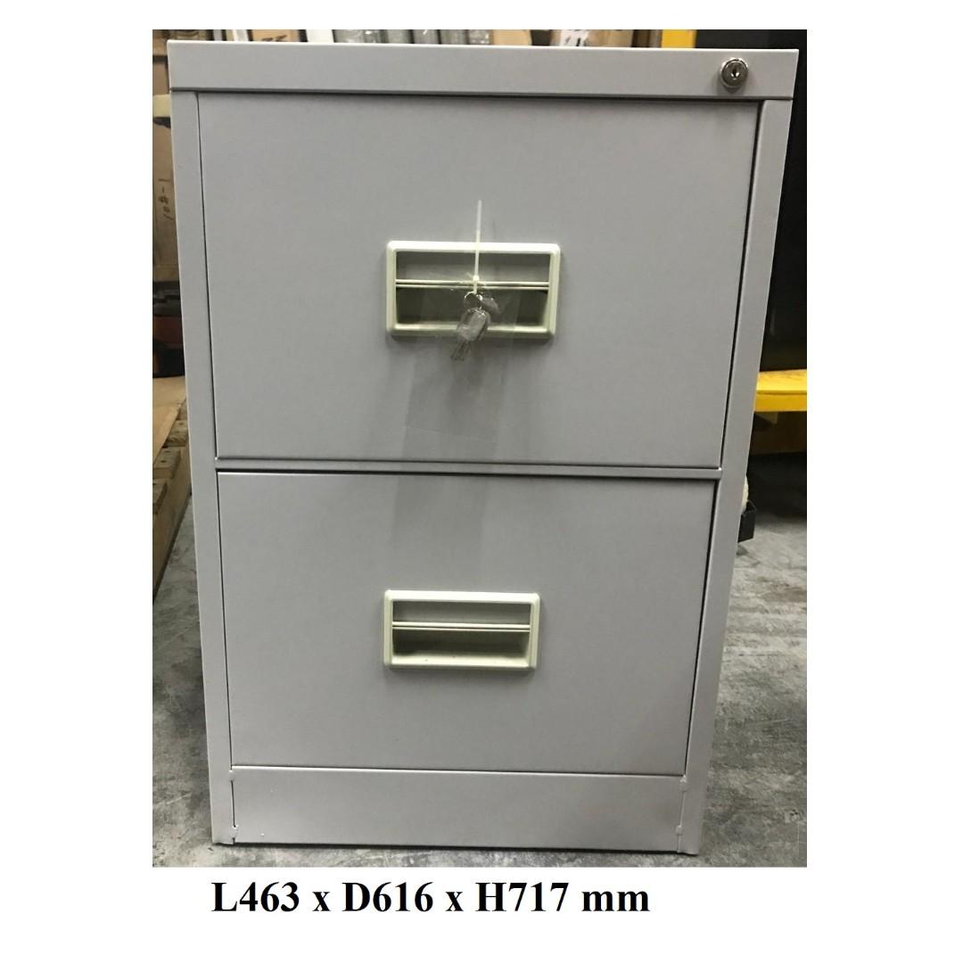 Sf 402 2 Drawers Steel Filing Cabinet Furniture Shelves Drawers On Carousell