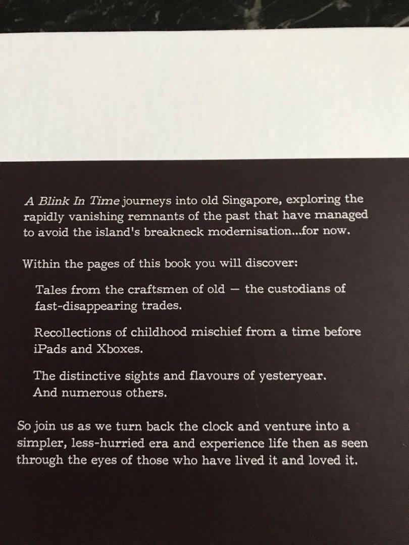 A Blink In Time Memories Of Singapore S Vanishing Past Hardback Books Stationery Non Fiction On Carousell