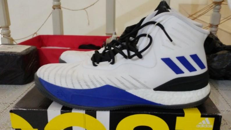 ADIDAS D Rose 8 white blue sepatu 