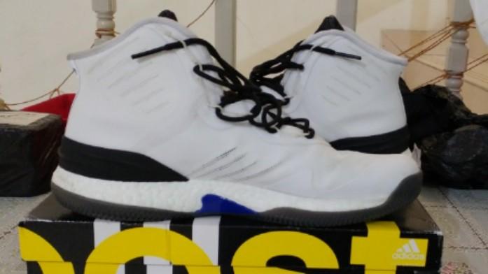 ADIDAS D Rose 8 white blue sepatu 