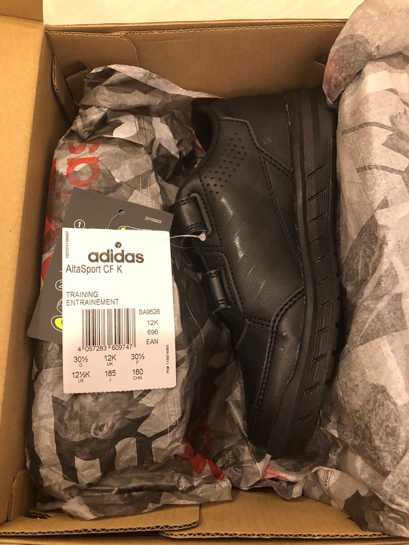adidas school shoes black 1544401640 295a50dc