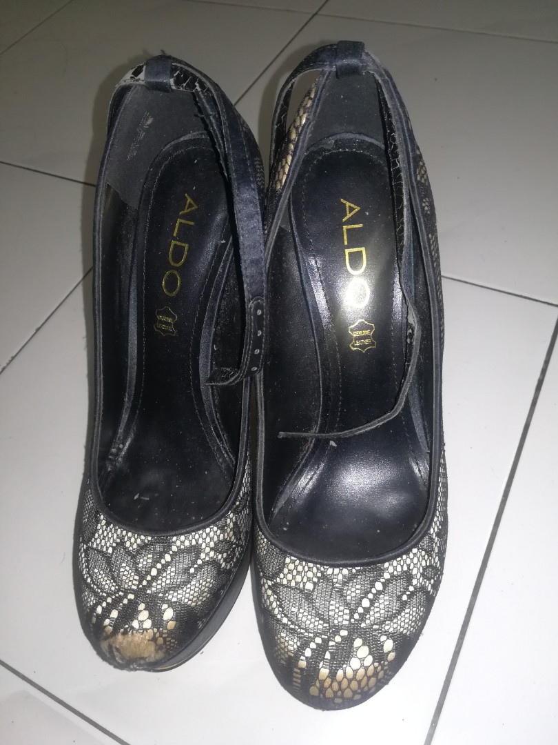 aldo heels with rhinestones