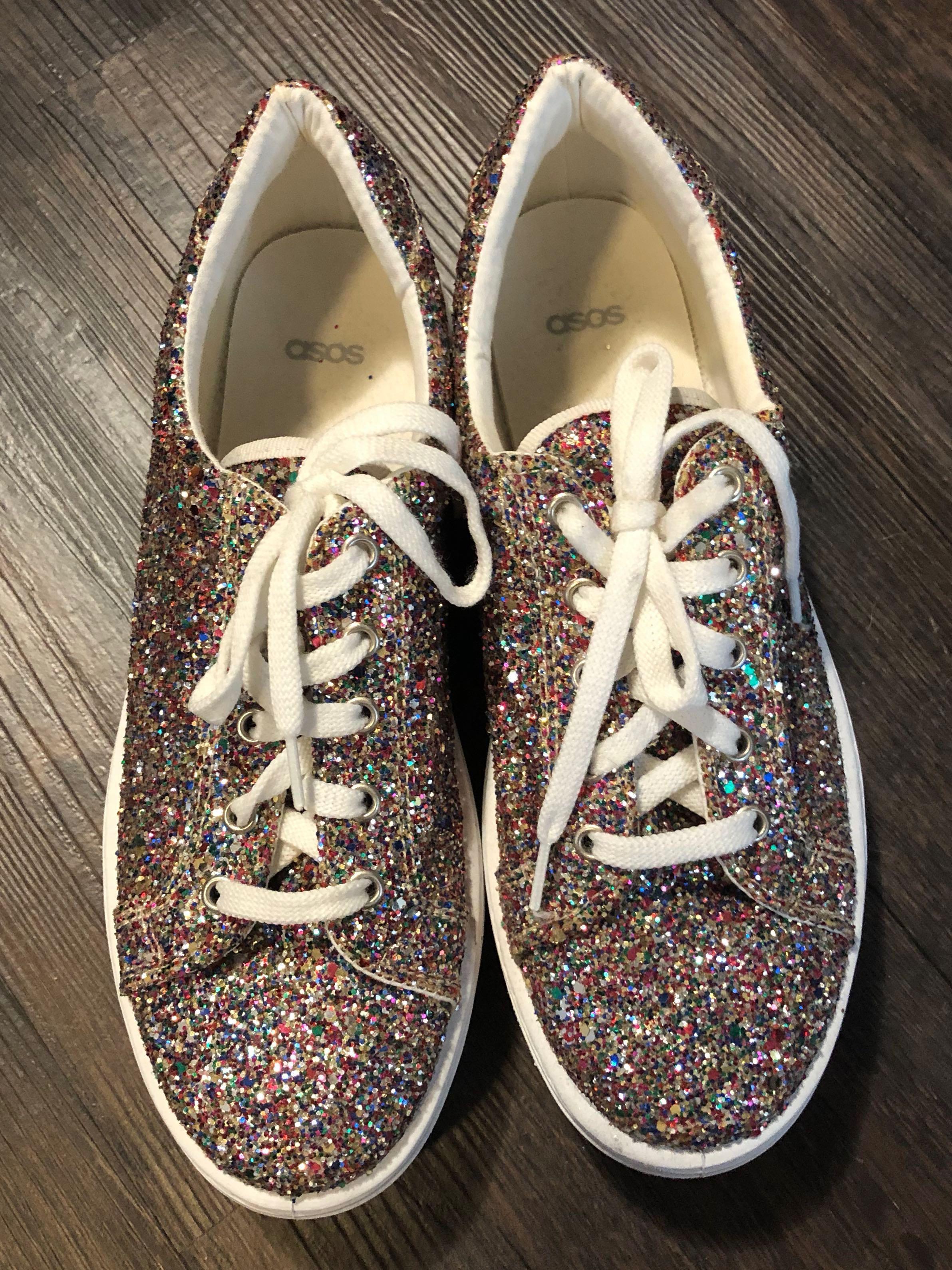 asos glitter shoes