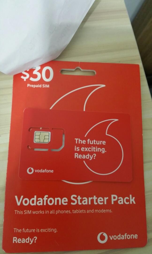 australia vodafone prepaid sim travel travel essentials travel accessories on carousell