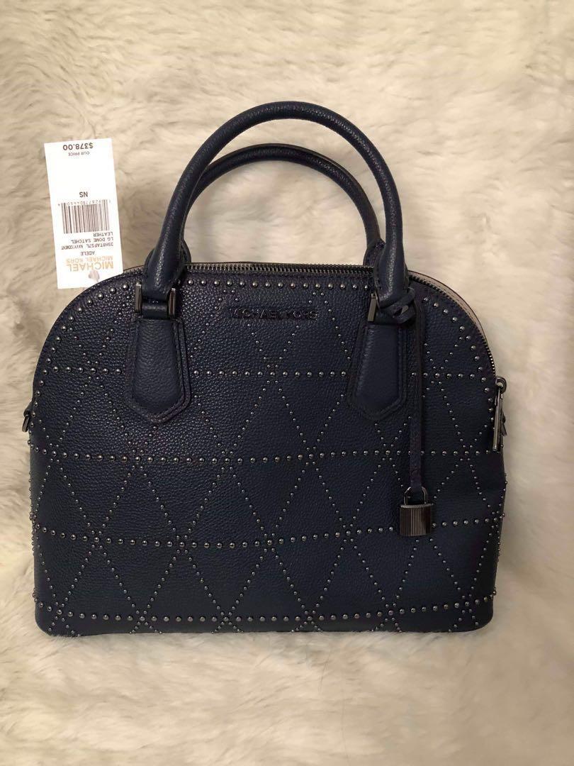Michael kors adele discount large dome satchel