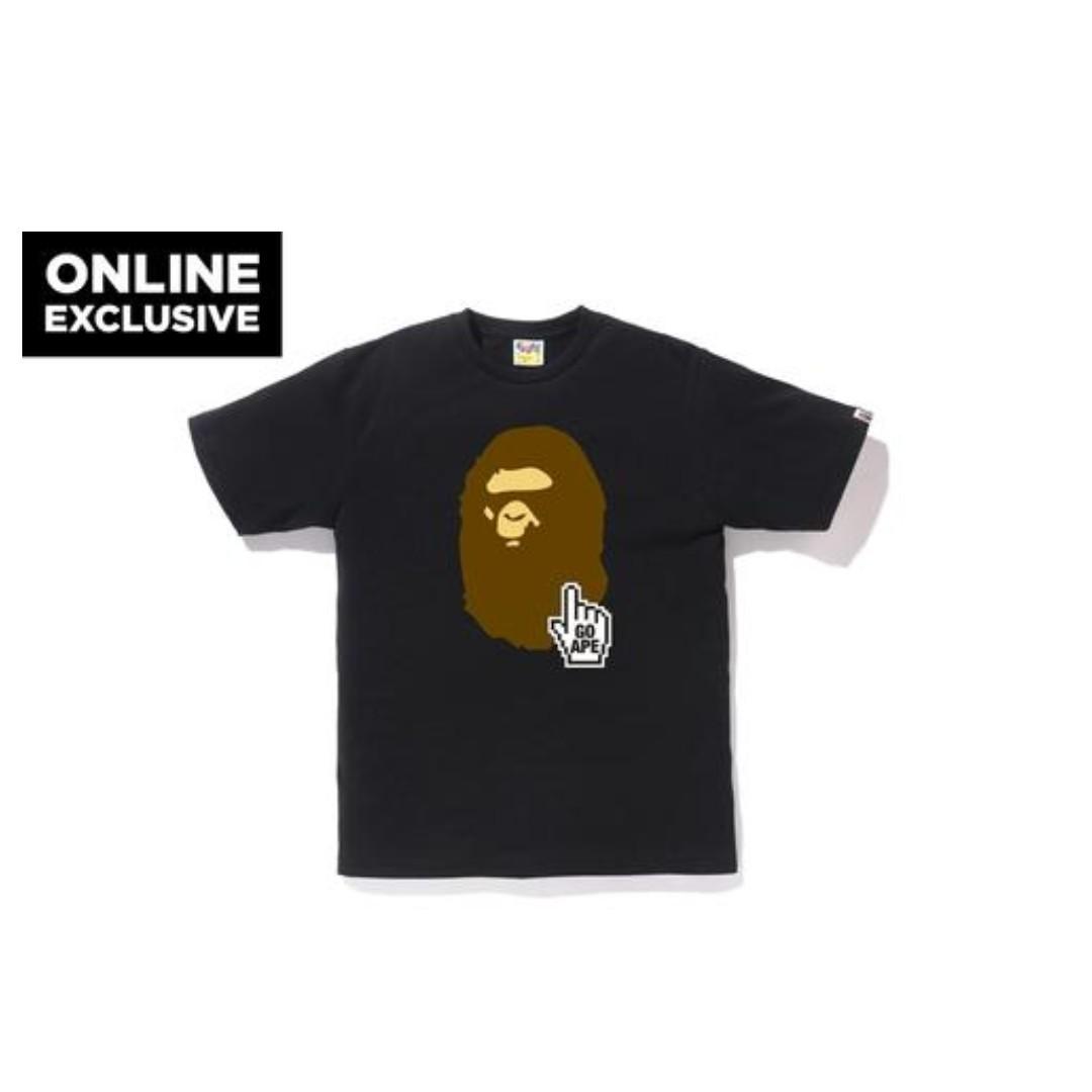 Bape Online Tee Men S Fashion Clothes Tops On Carousell