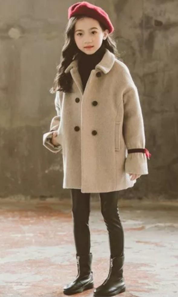 winter beige coat