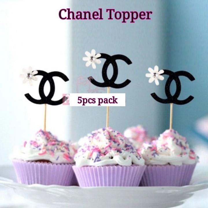Cake Topper-Chanel, Hobbies & Toys, Stationery & Craft, Occasions