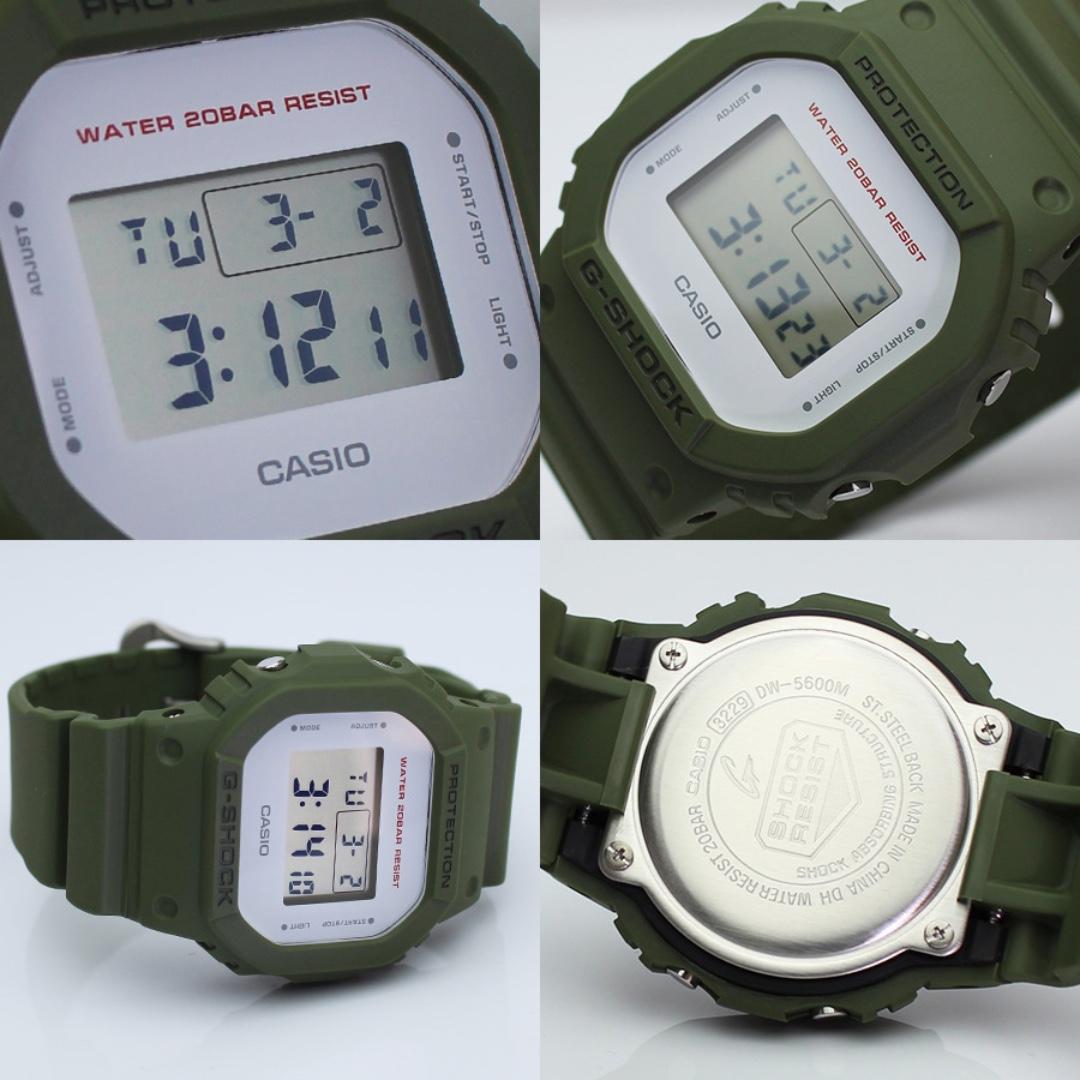 CASIO G-SHOCK DW-5600 series DW-5600M-3 軍綠色 GSHOCK DW5600M
