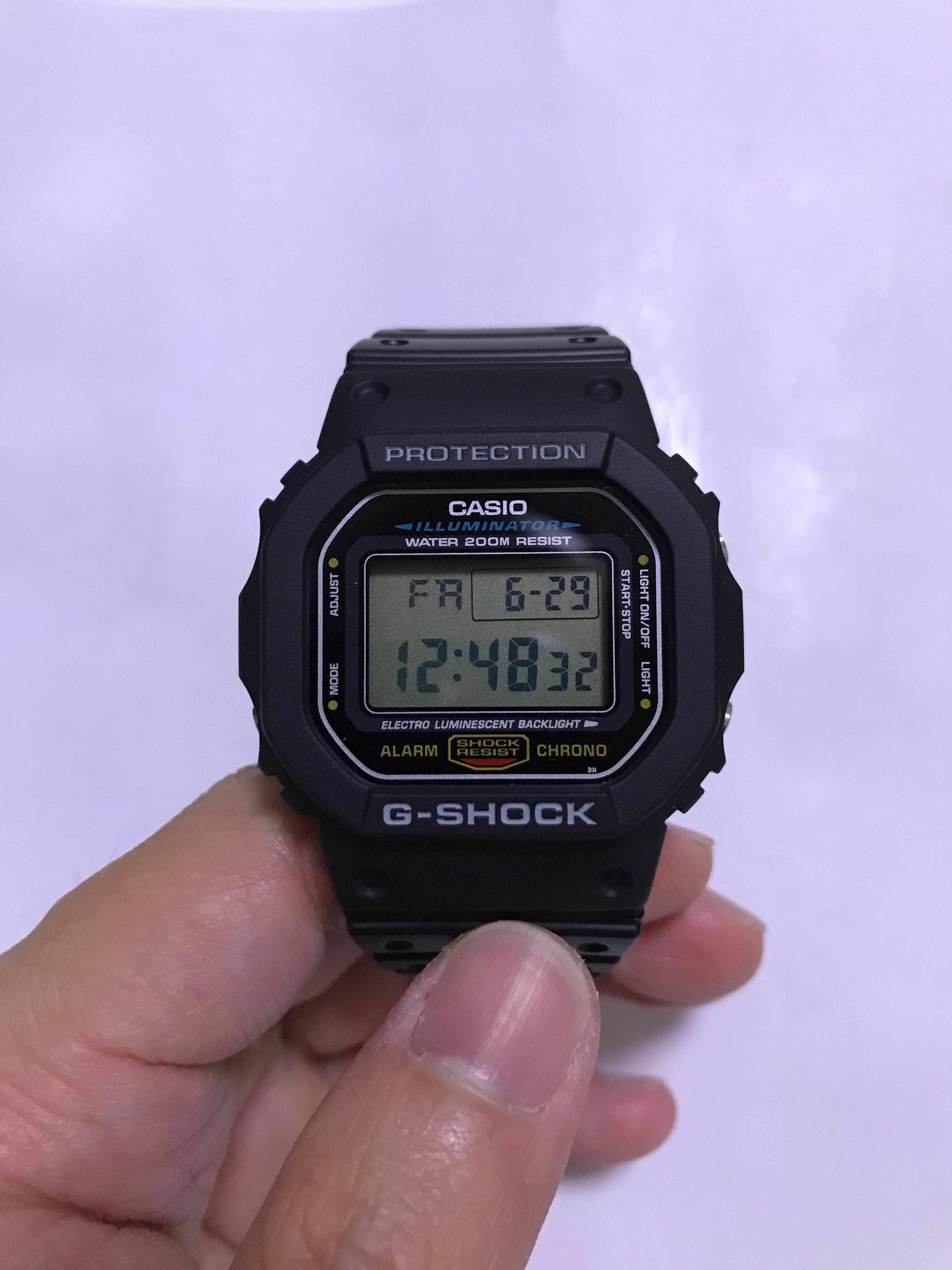 Casio G-Shock DW-5600E-1VDF, Men's Fashion, Watches & Accessories ...