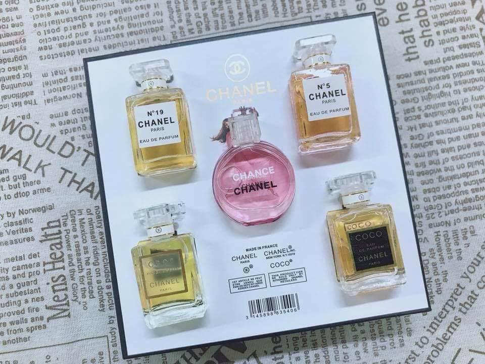 Chanel 5 in 1 miniature perfumes, Beauty & Personal Care