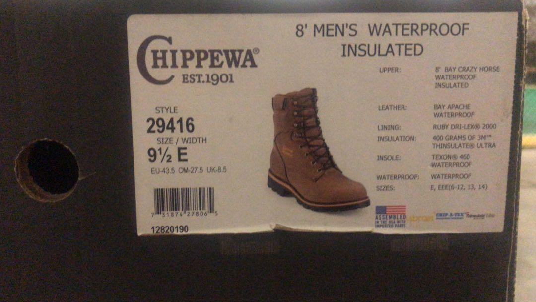 Chippewa Mens 29416 Waterproof